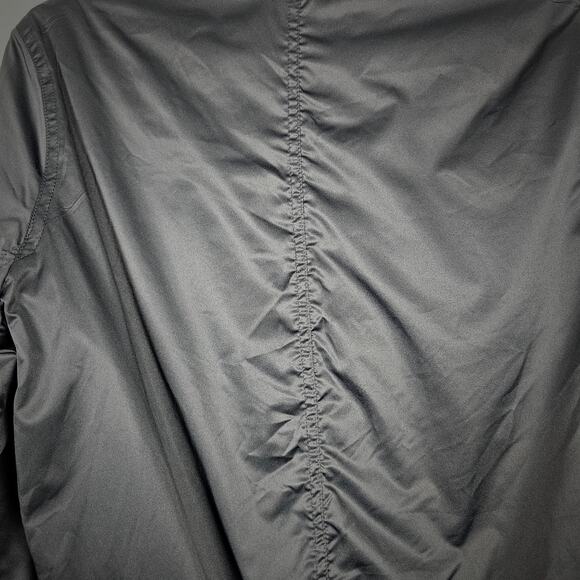 American Eagle Embroidered Puffer Bomber Jacket Cherry Blossom. - Picture 7 of 12